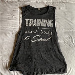 Workout tank top, fitness tank, training